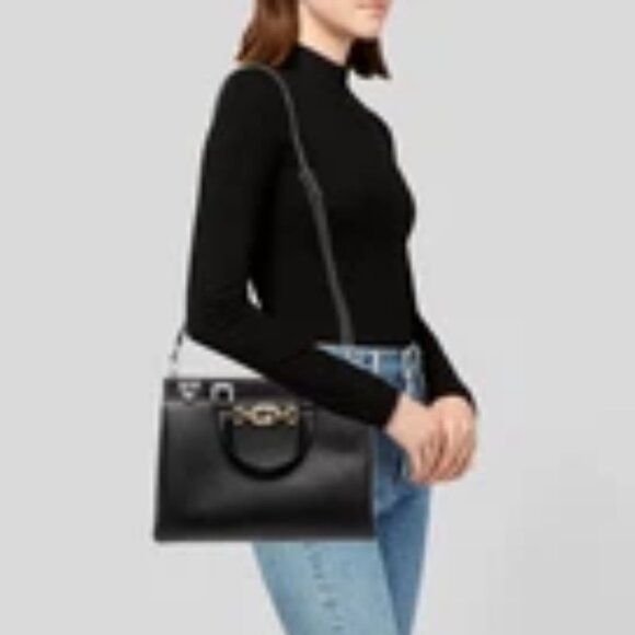 GUCCI BLACK LEATHER ZUMI TOP HANDLE MEDIUM, Authentic - Picture 13 of 13